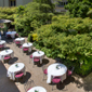 Courtyard Dine and Lounge at Renaissance Paris Le Parc Trocadero, Paris, France