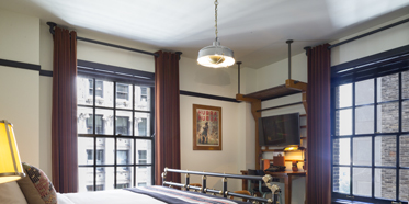 Corner King Guest Room at Chicago Athletic Association, Chicago, IL