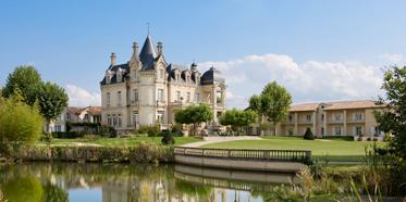 Exterior view of Hotel Chateau Grand Barrail Saint Emilion, France