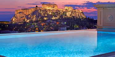Pool at King George Palace | Athens, Greece