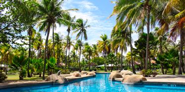 Palm Island Resort Pool, The Grenadines