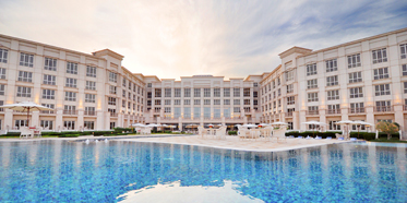 Pool and Exterior of The Regency Hotel Kuwait