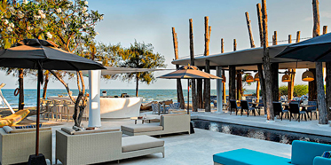 Lounge and Dining with Beach Views at SO Sofitel Hua Hin, Cha-am, Thailand