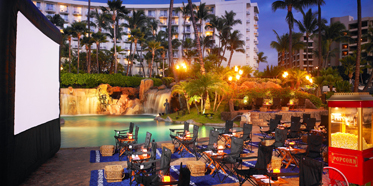 Movie Night by the Pool at the Westin Maui