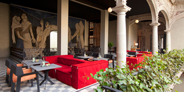 Breakfast Terrace and Lobby at Downtown Mexico, Mexico City