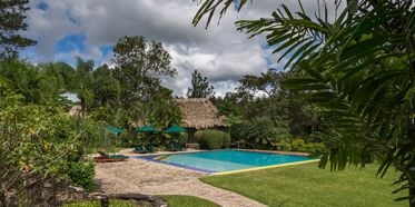 Outdoor Pool at Blancaneaux Lodge, Belize