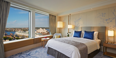 Grand Harbour Guest Room at Shangri-La Hotel Sydney, New South Wales, Australia