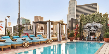 Outdoor Pool at NoMad Hotel Los Angeles, CA