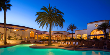 Outdoor Pool at Hilton Waterfront Beach Resort, Huntington Beach, CA