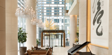 Lobby of Shangri-la Hotel Vancouver, Canada