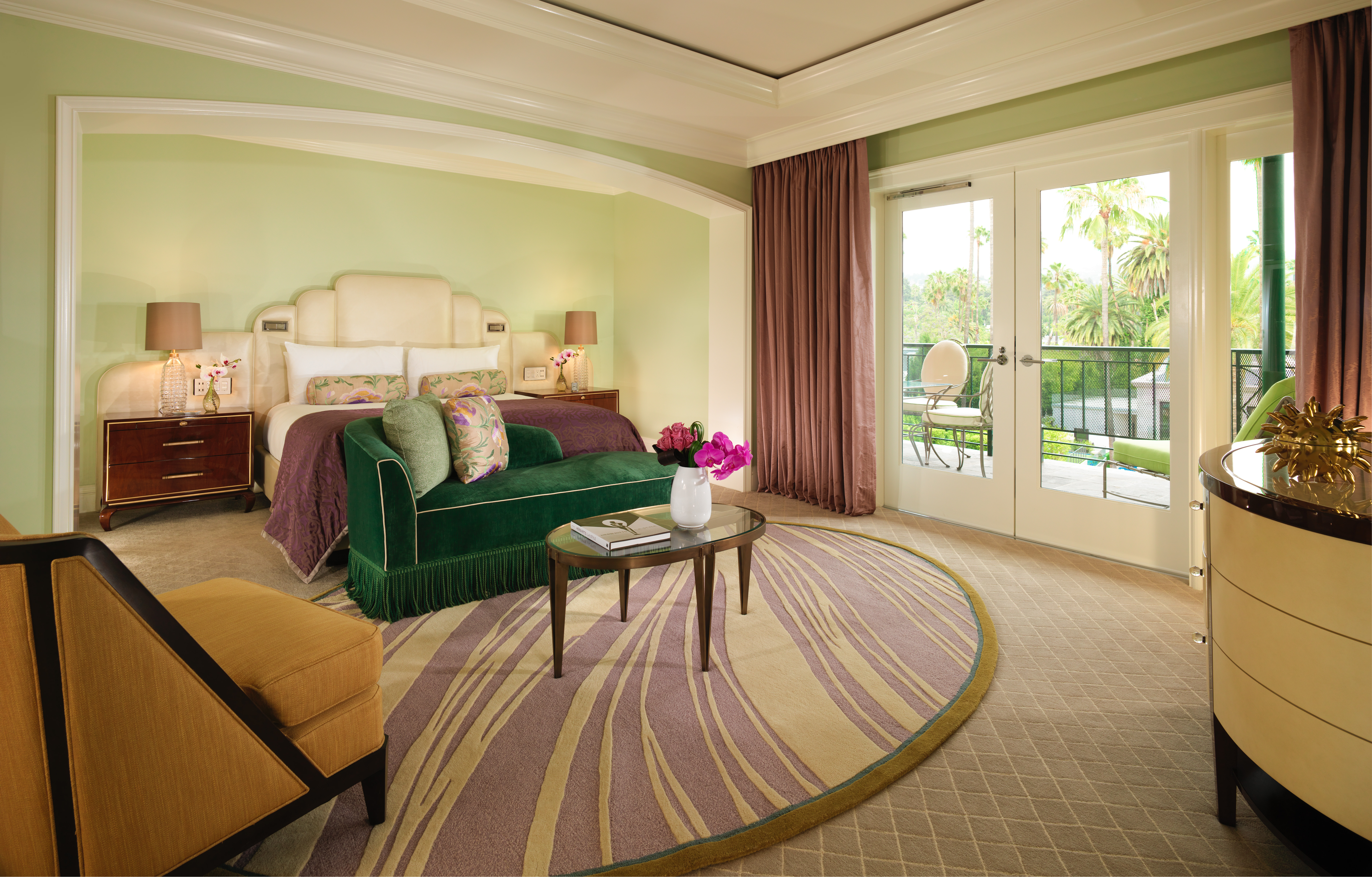 Presidential Suite Bedroom at the Beverly Hills Hotel