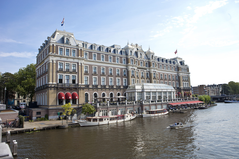Exterior of the InterContinental Amstel Hotel