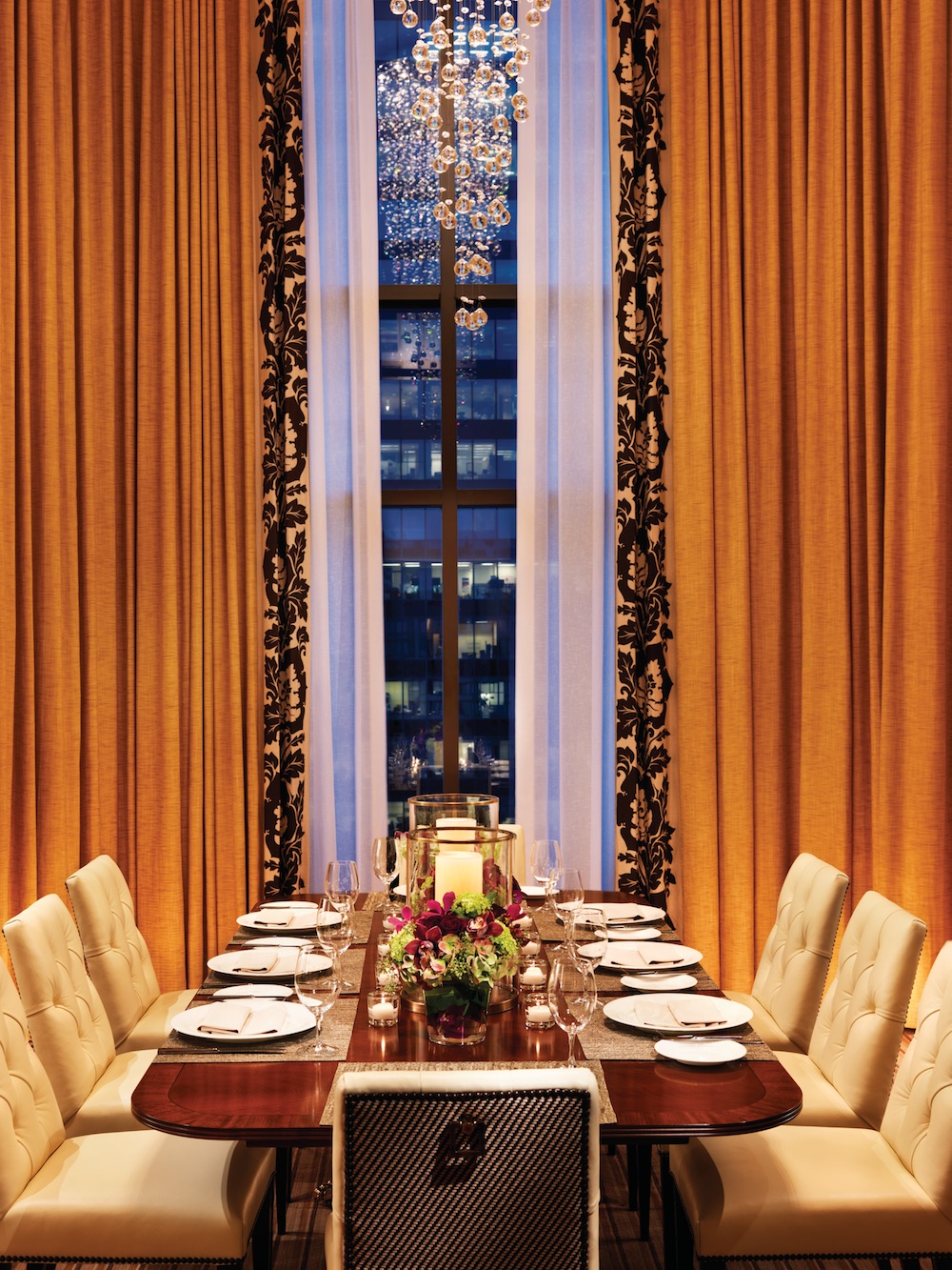 Dining Room of the Prime Minister Suite at the Four Seasons Vancouver