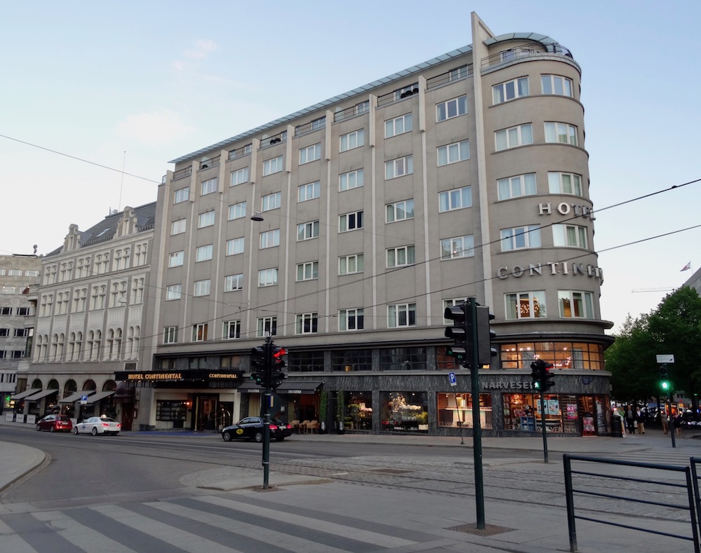 Exterior view of the Hotel Continental Oslo