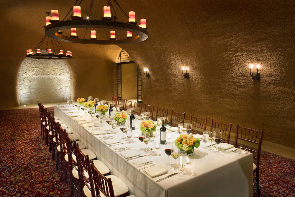 Wine Cave Dinner at Calistoga Ranch