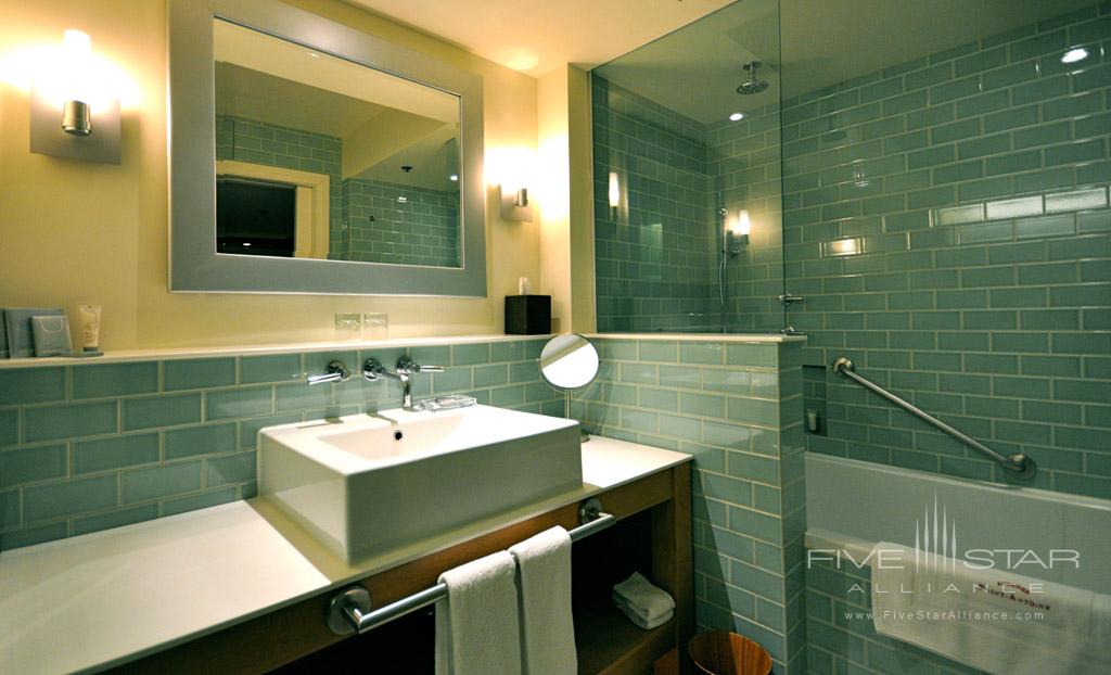 Comfort Room Bath at Auberge Saint-Antoine, Quebec City, PQ, Canada