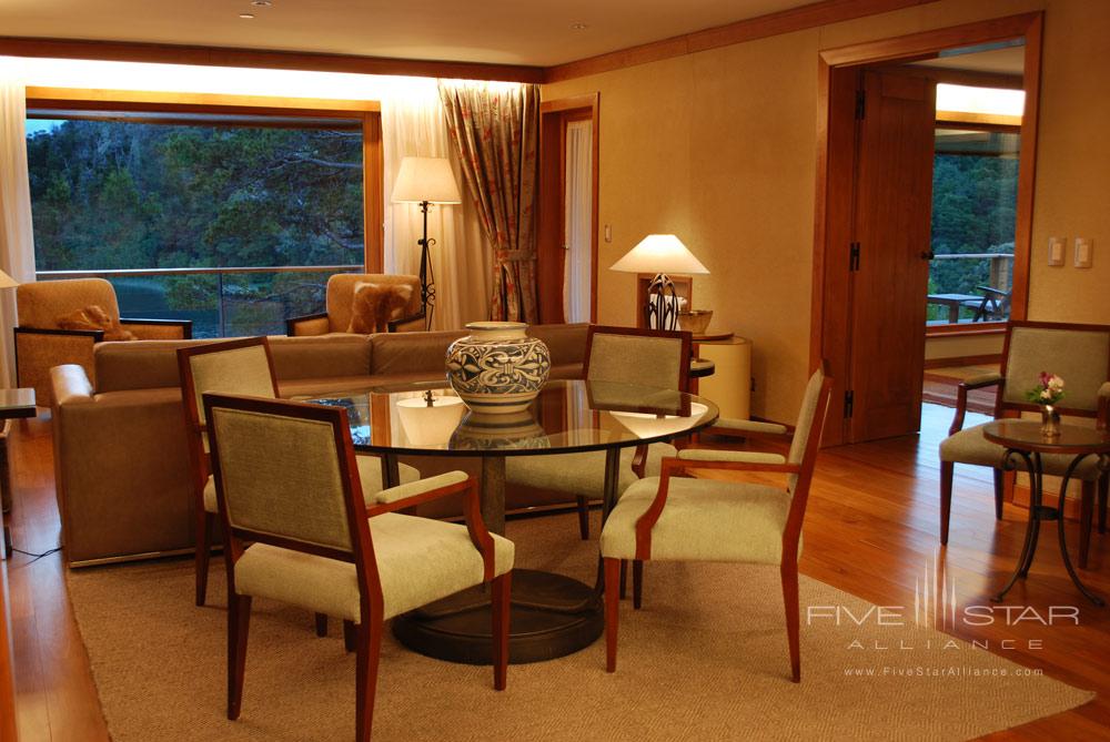 Royal Dining and Living Area at Llao Llao Hotel Bariloche, Argentina