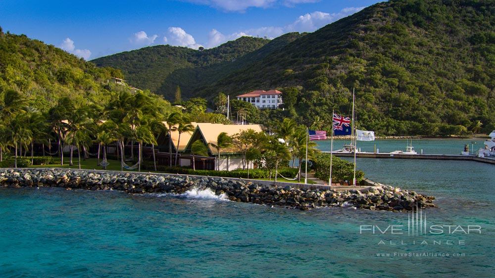 View upon arrival at Peter Island Resort &amp; Spa, Peter Island, British Virgin Islands