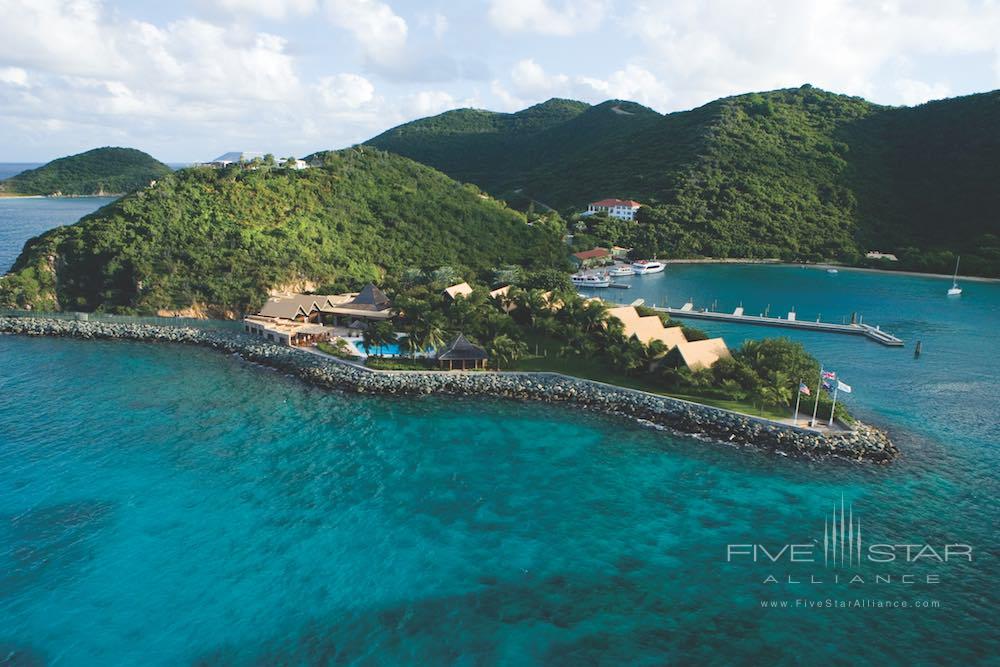 Aerial view of Peter Island Resort &amp; Spa