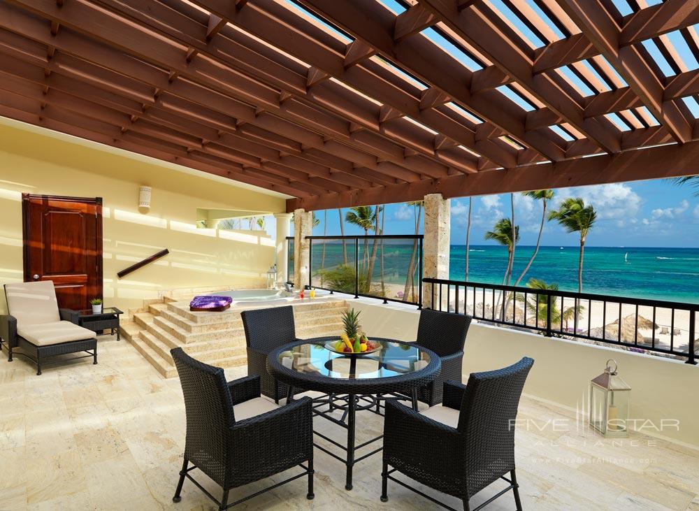 Presidential Suite Terrace at Paradisus Palma Real All Inclusive, Punta, Cana