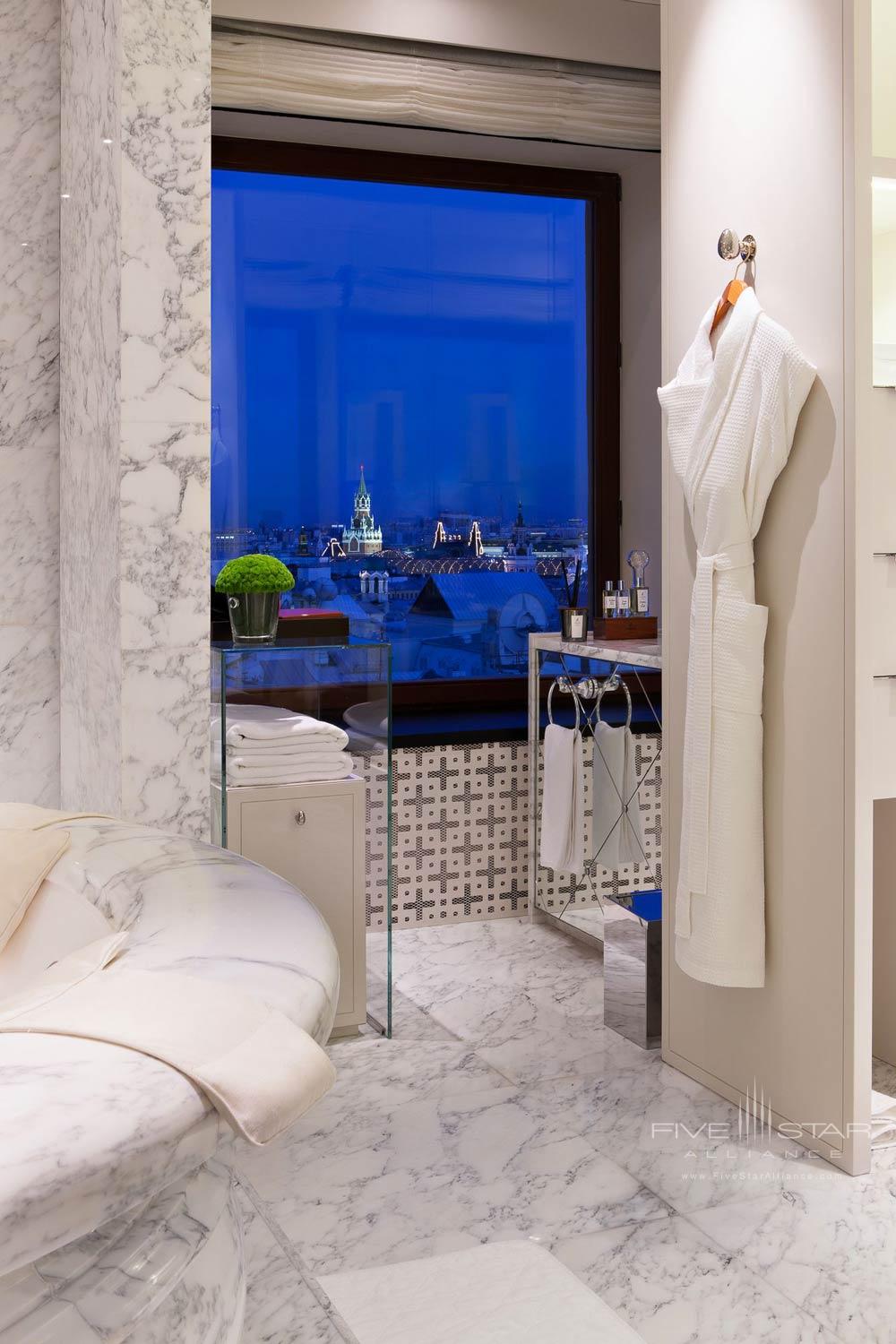 Penthouse Suite Bath at Ararat Park Hyatt Moscow, Moscow, Russia