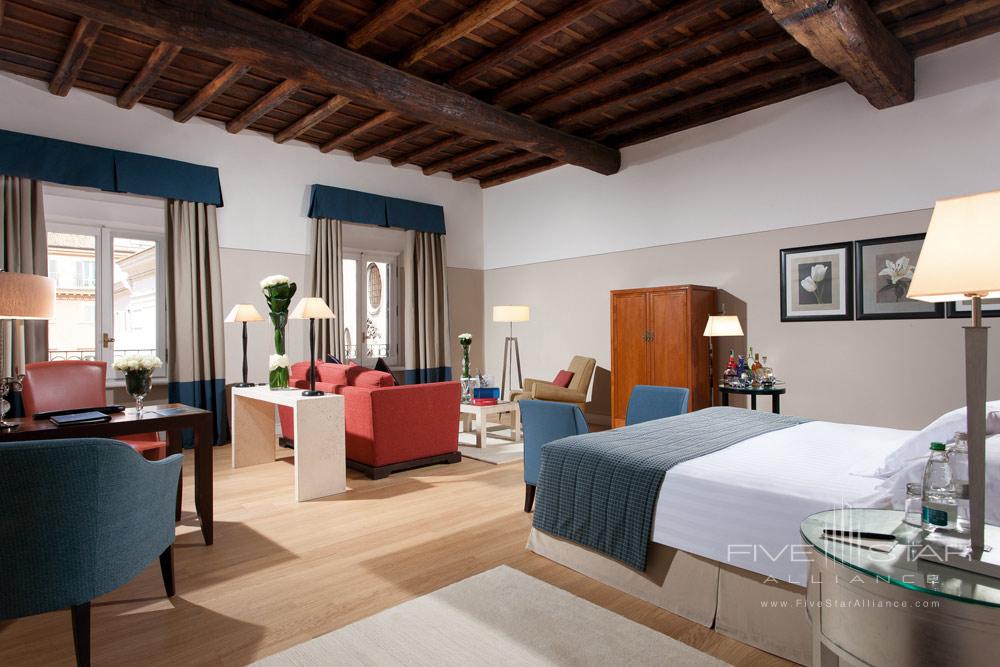 Gran Deluxe Room at Grand Hotel de la Minerve, Rome Italy