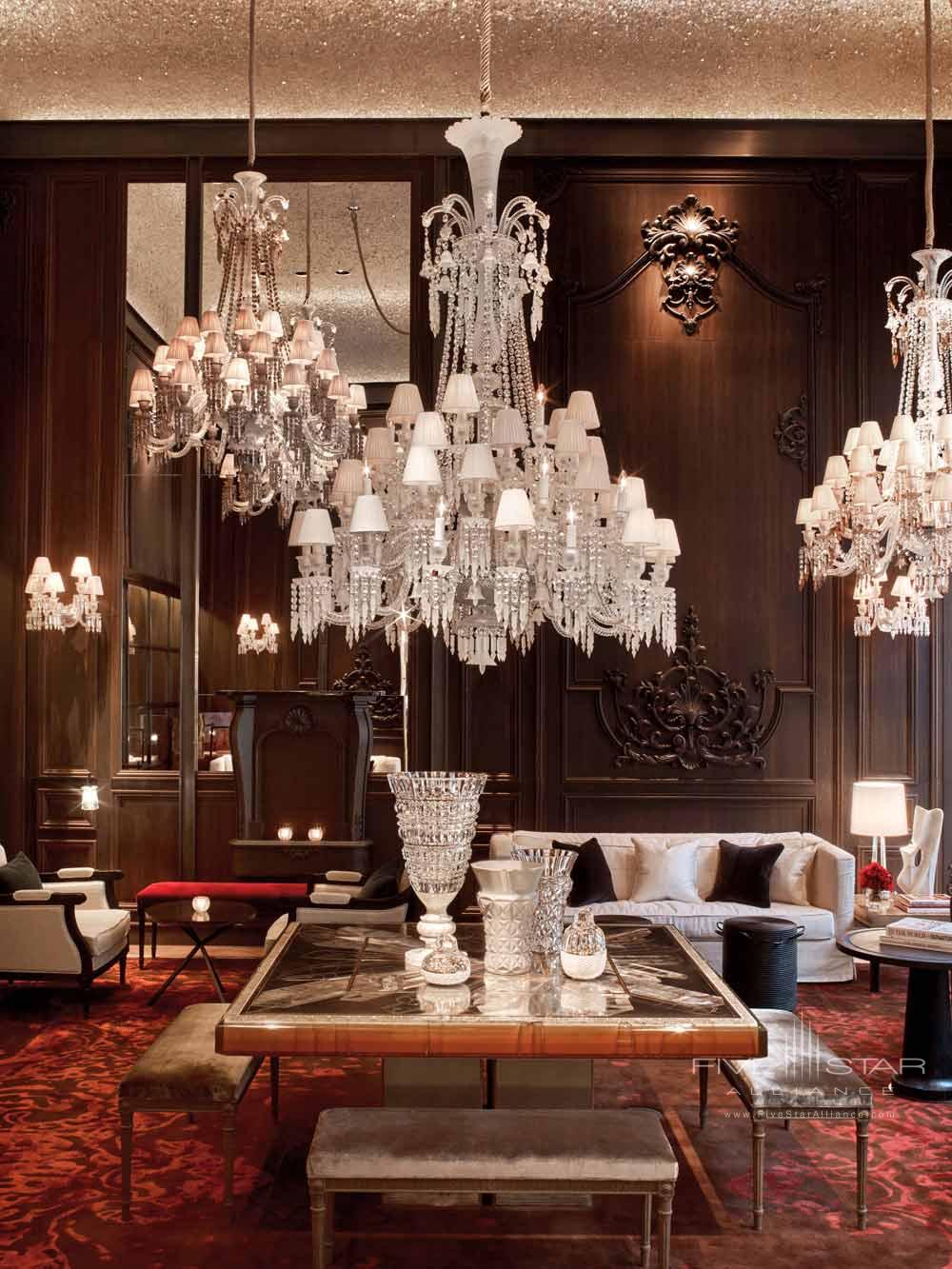 Lounge at Baccarat Hotel New York