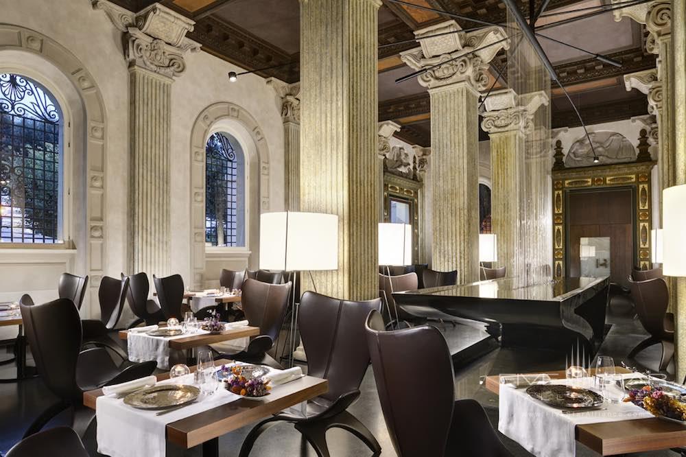 Senses Restaurant at the Palazzo Montemartini in central Rome, Italy