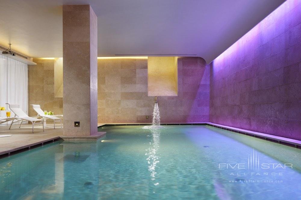 Indoor pool at the spa at Palazzo Montemartini in central Rome, Italy