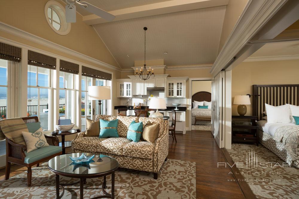 Cottage Living Area at Beach Village at The Del