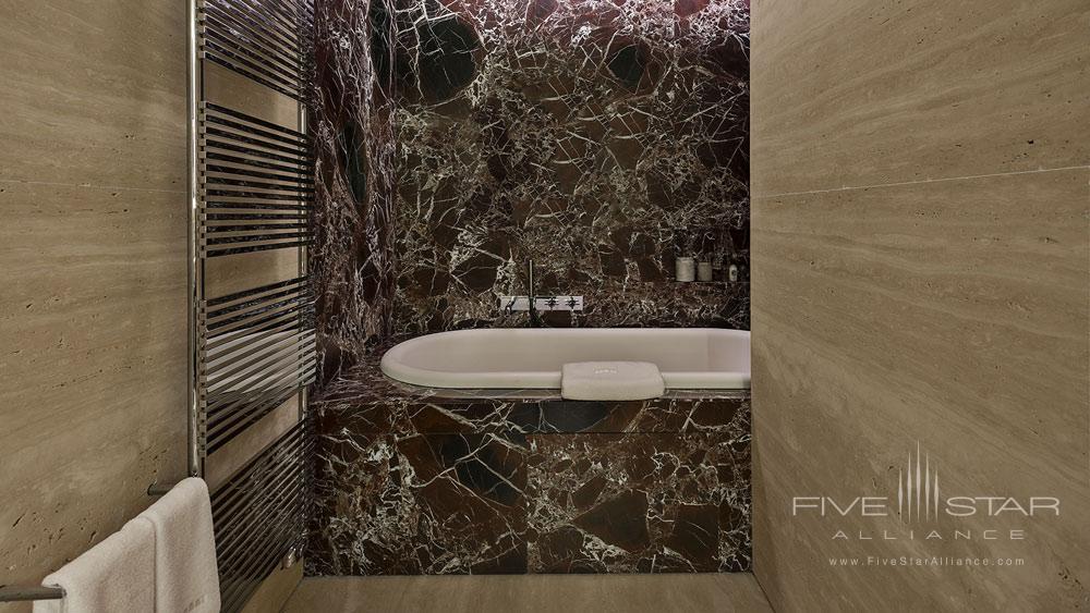 Suite Soaking Tub at Fendi Private Suites, Rome