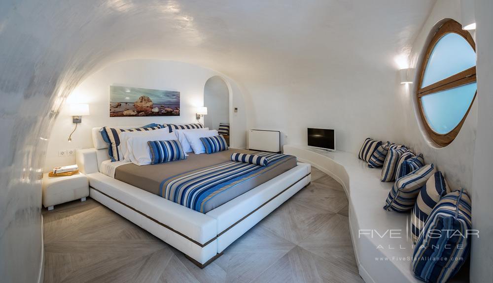 Elite Suite Bedroom at the Elite Luxury Suites Santorini