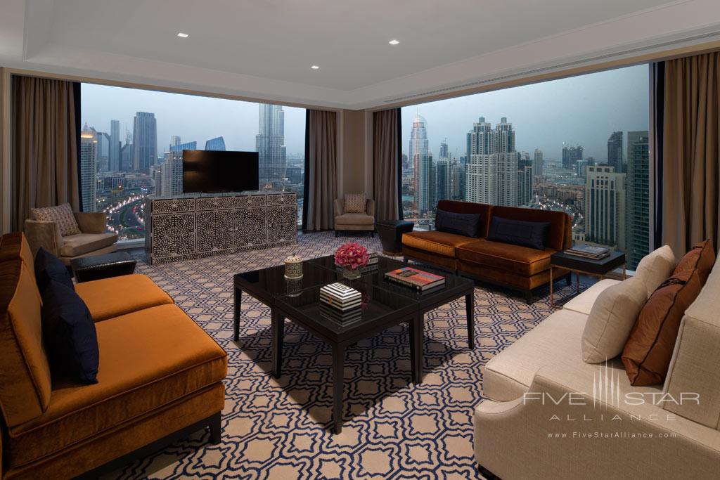 Grand Luxury Suite Living at Taj Dubai, United Arab Emirates