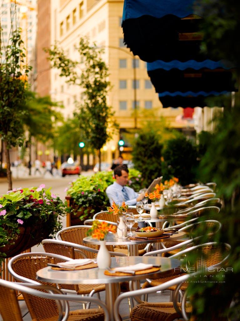 Outdoor Patio at The Peninsula Chicago, IL