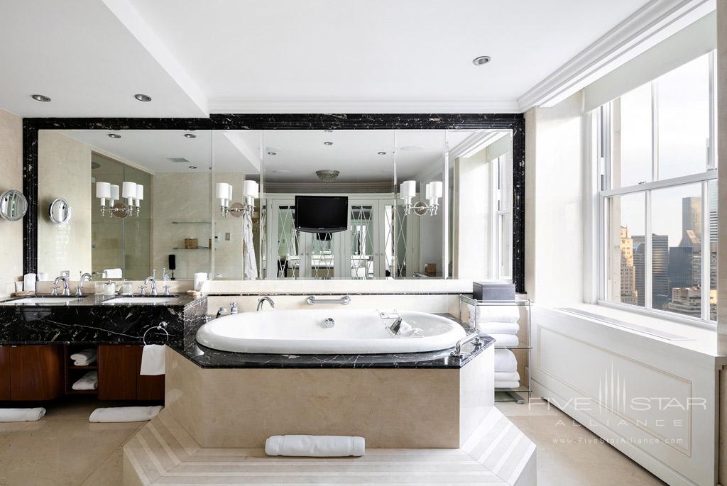 Presidential Suite Master Bath at The Pierre Hotel New York, United States