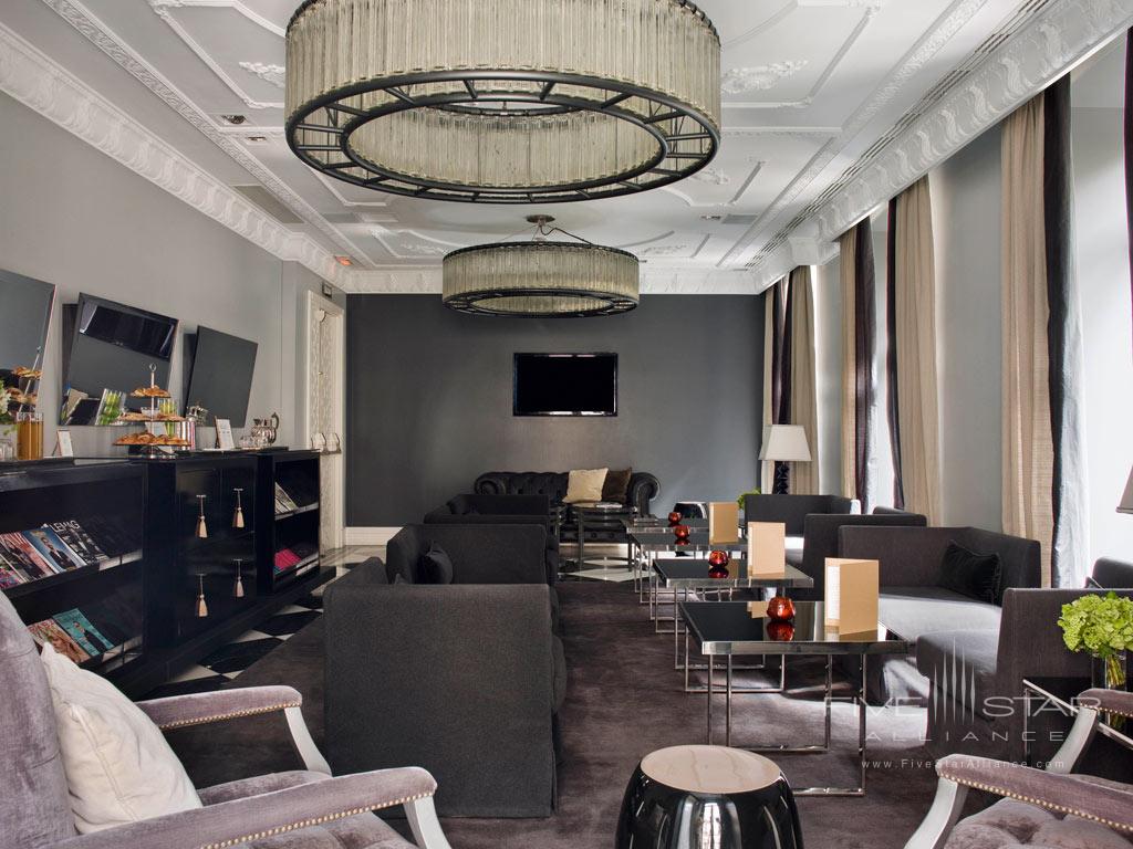 Lounge at Hotel Unico Madrid, Spain