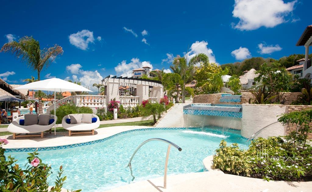 Outdoor pool at Sandals Grenada