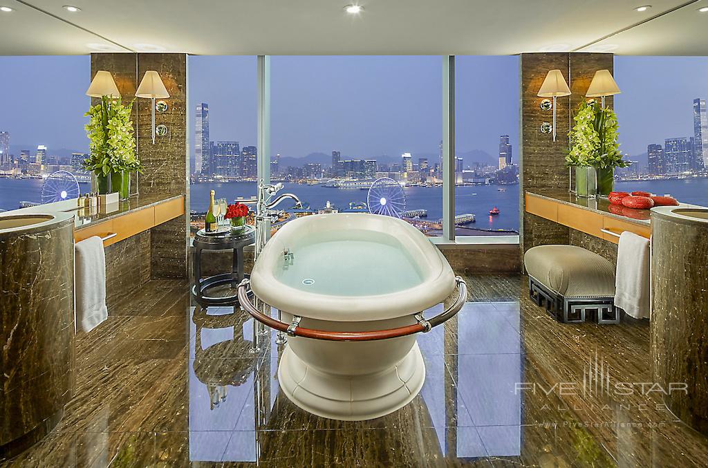 Harbor View Suite Bathroom at Mandarin Oriental Hong Kong