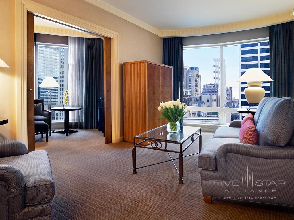 Suite Living with City VIews at Sofitel New York Hotel, New York, NY