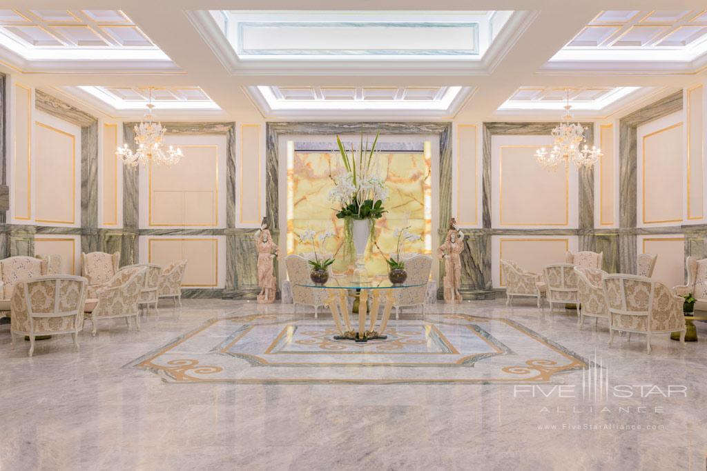 Lobby of Aleph Hotel, Rome, Italy