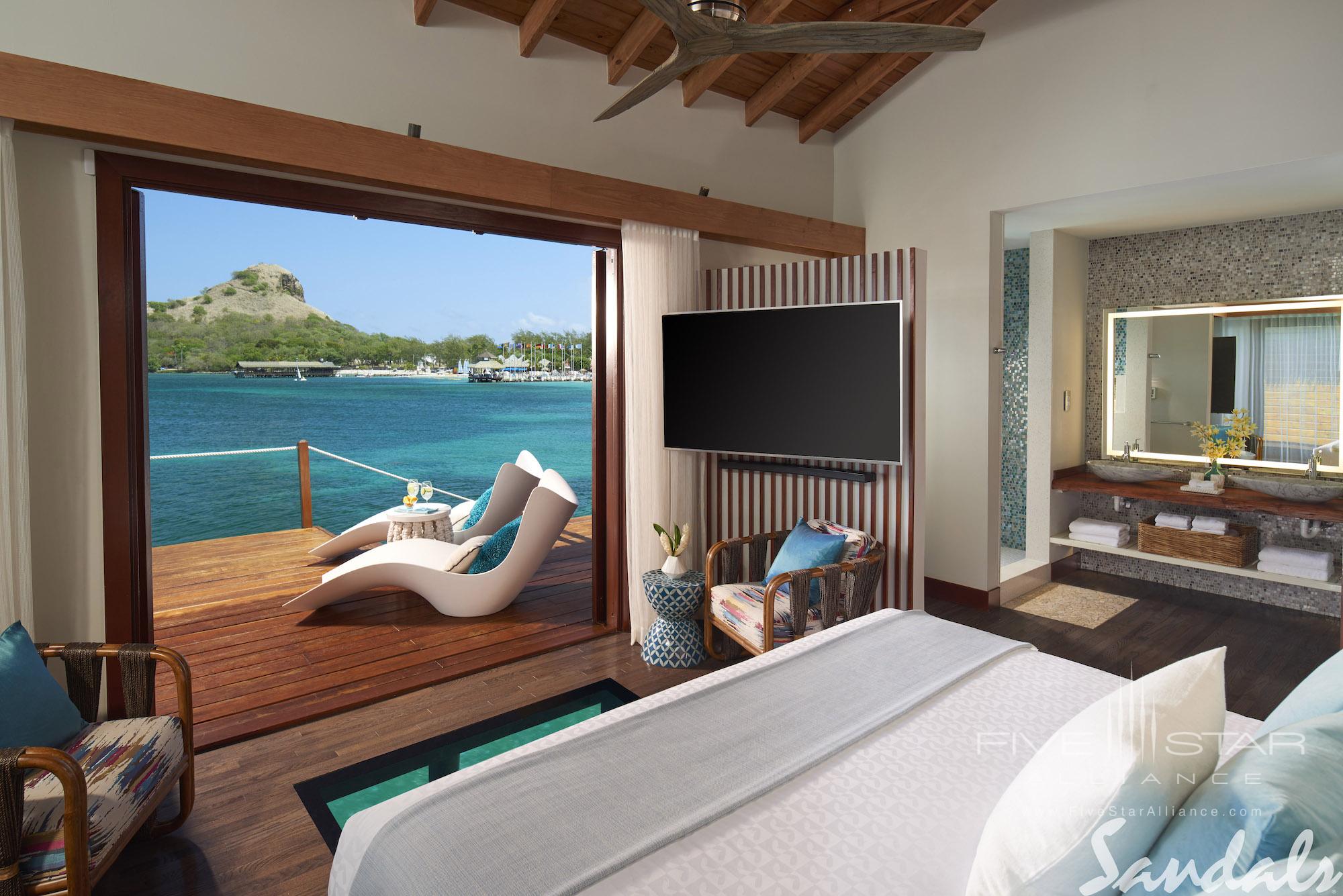 Over-The-Water Bungalow at Sandals Grande St. Lucian
