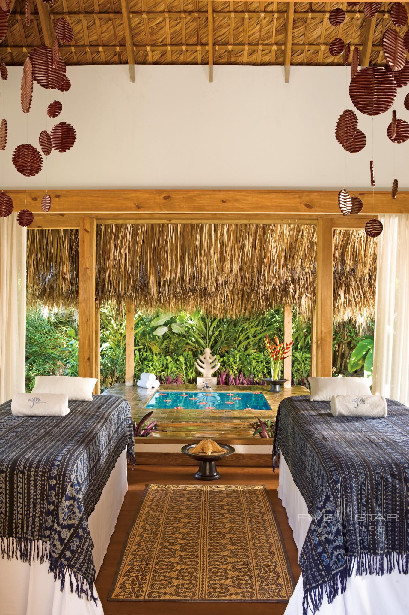 Massage Cabin at Zoetry Agua Punta Cana Spa