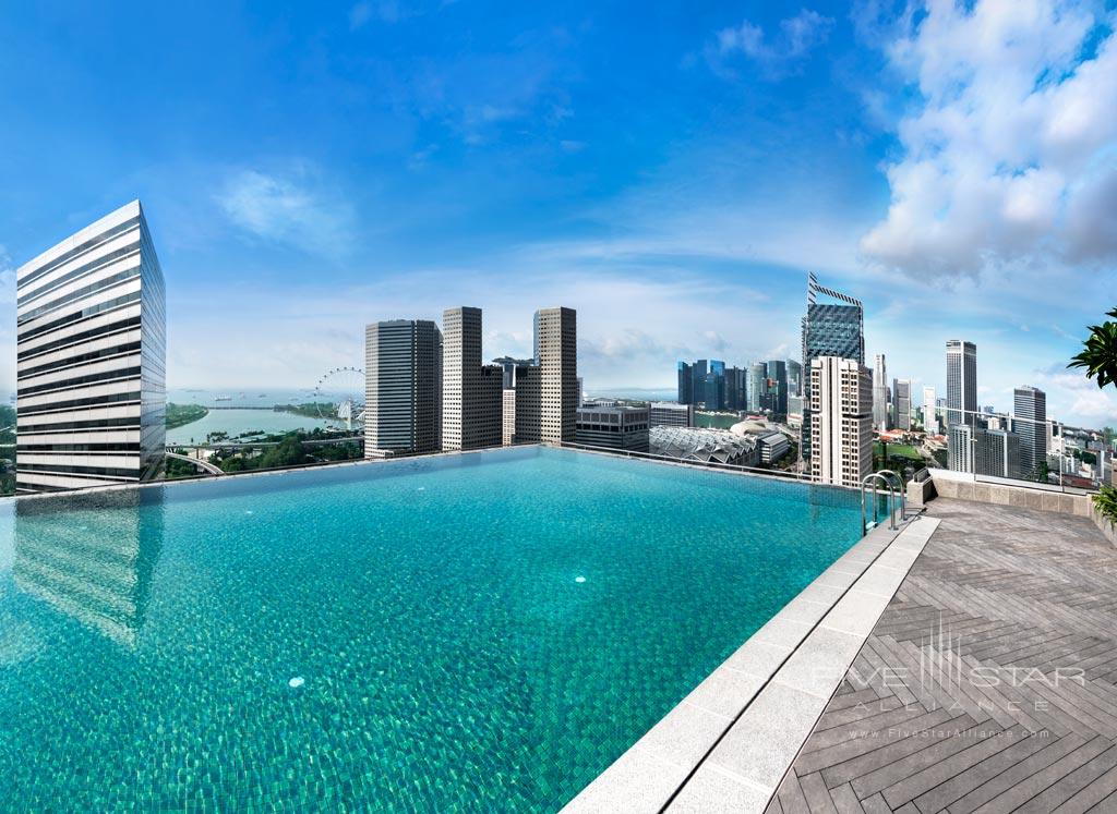 Rooftop pool at Andaz Singapore