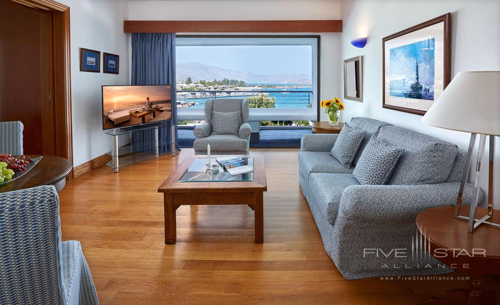 Deluxe Sea View Suite at Outdoor Pool at Elounda Beach Hotel and Villas, Crete, Lassithi, Greece