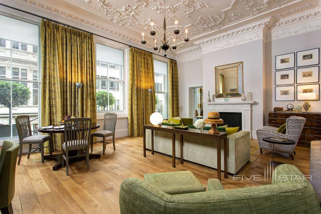 Dover Suite Living Room at Rocco Forte Brown's Hotel London