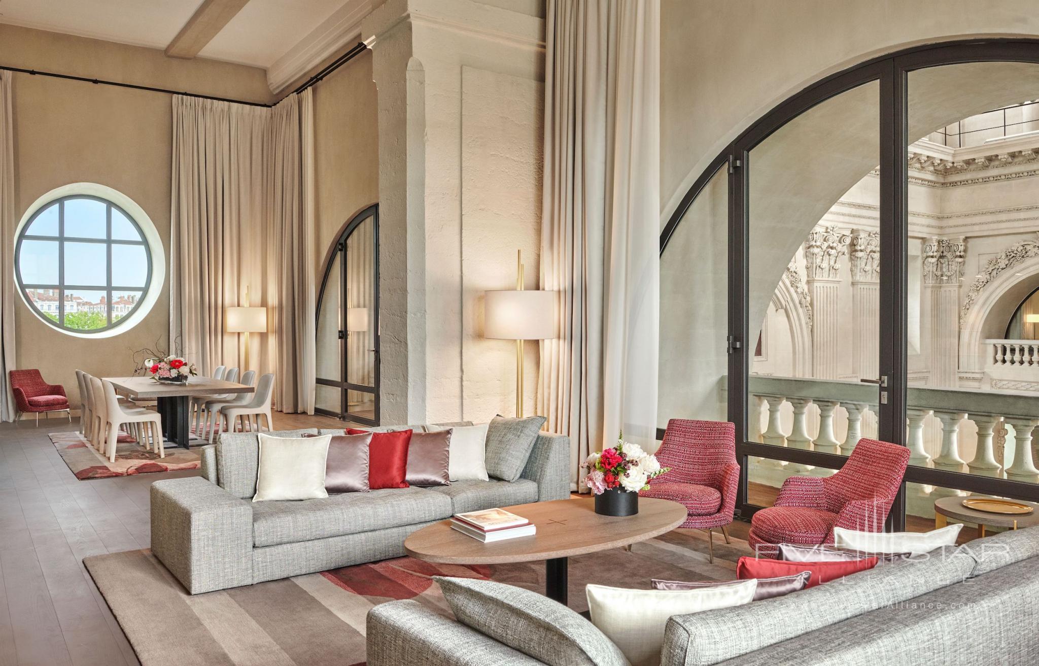 Presidential Suite Living Area at InterContinental Lyon