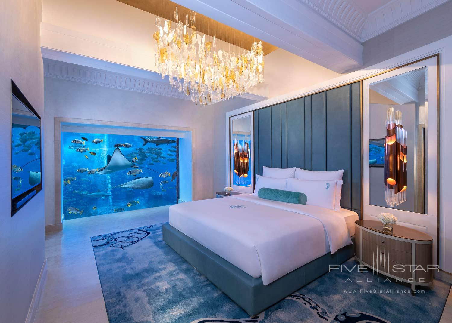 Underwater Suite Bedroom at Atlantis The Palm Dubai